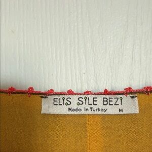Elis Sile Bezi Mustard Yellow Fabric